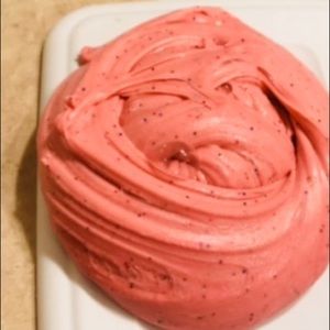 Strawberry shortcake scented slime COMMENT SIZE😊